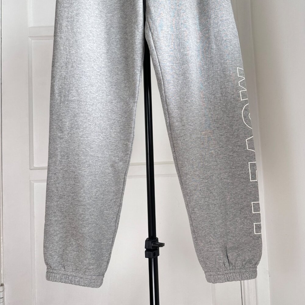 NWT MOTHER DENIM Women's Sz M Move It Bender Ankle Jogger Gray 100% Cotton $158 - Picture 4 of 14